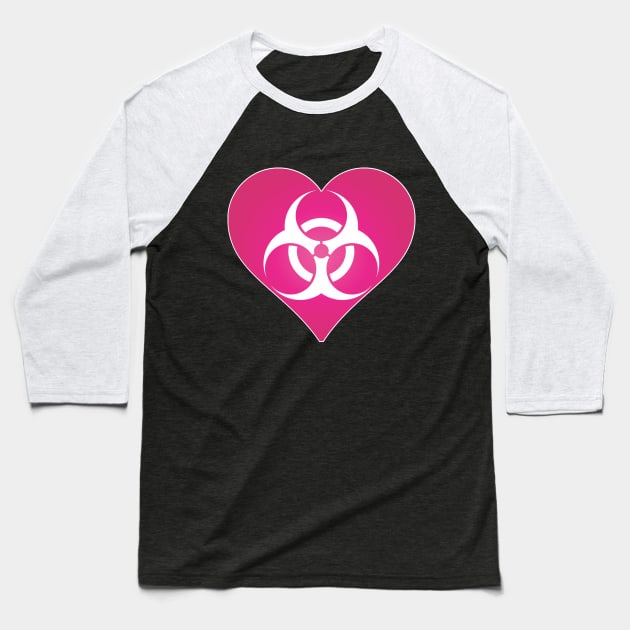 Love is a Wasteland (Pink Fairydust Edition) Baseball T-Shirt by ChaosandHavoc
